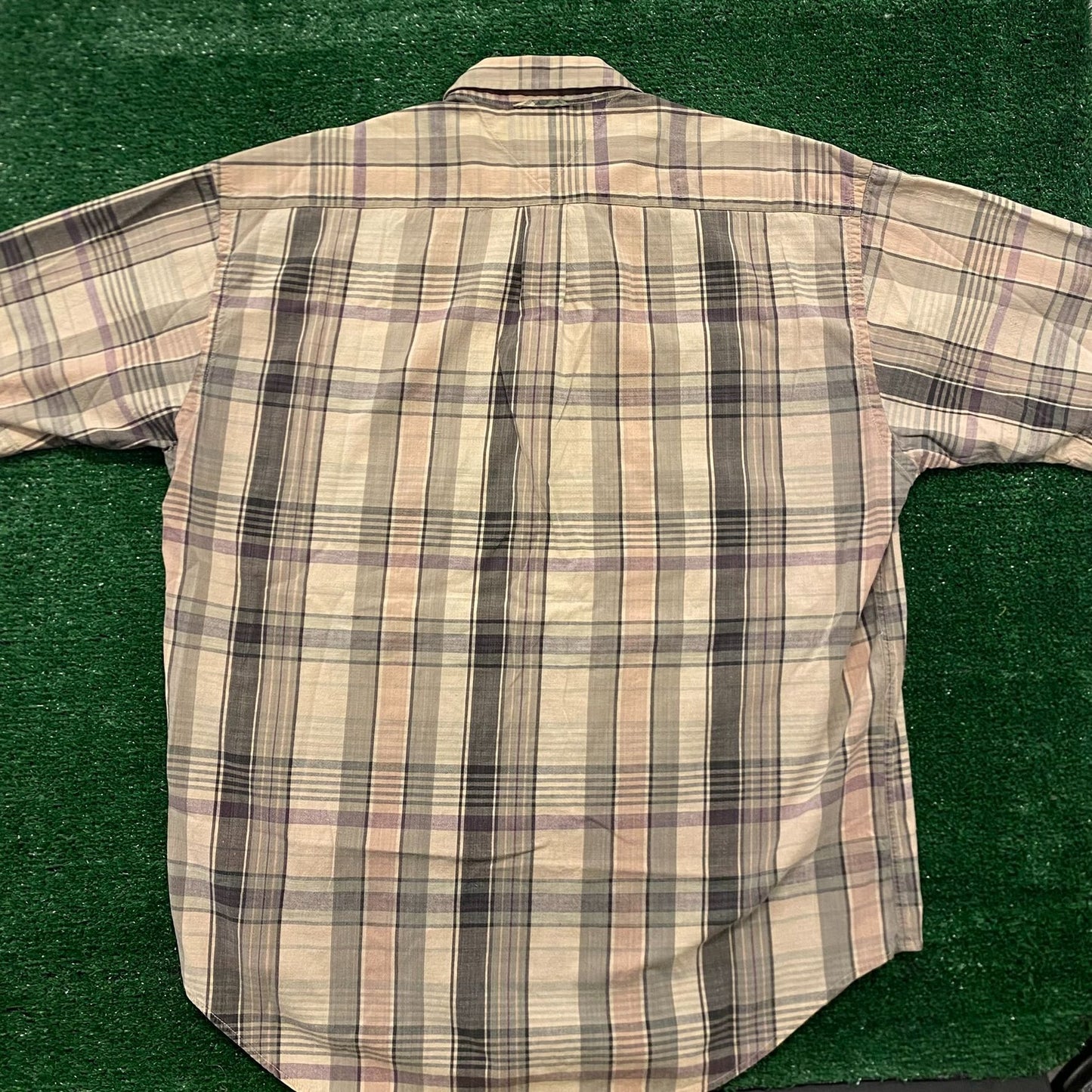 Tommy Hilfiger Plaid Vintage Preppy Casual Button Up Shirt