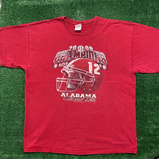 Vintage Y2K Alabama Football Essential College Sports Tee