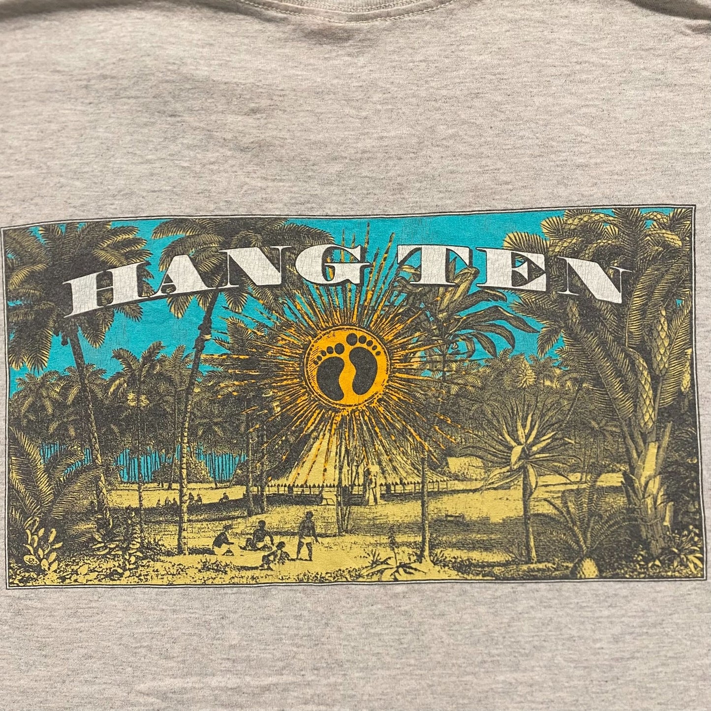 Vintage 90s Hang Ten Surf Hawaii Landscape Single Stitch Tee