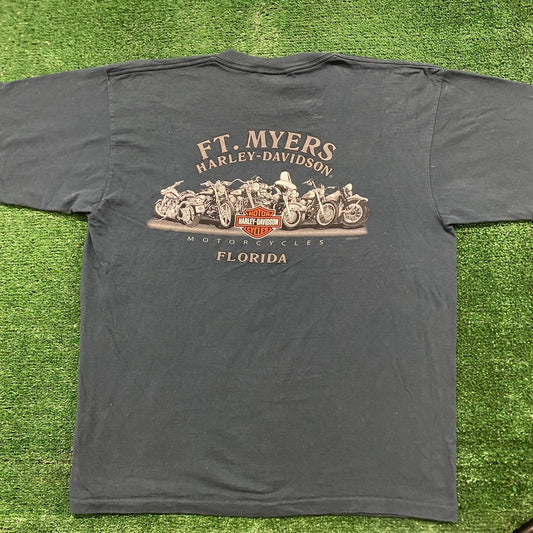 Vintage 90s Harley Davidson Single Stitch Motorcycle Tee