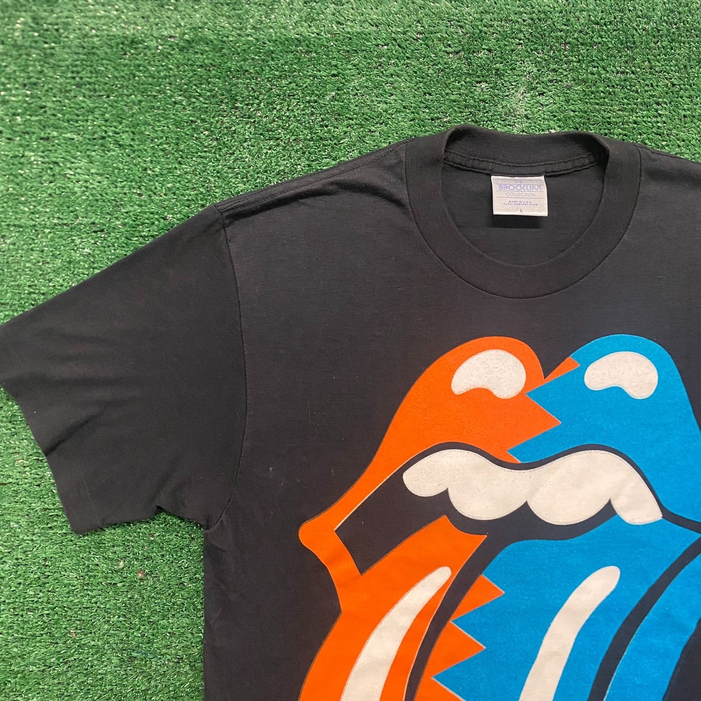 Vintage 80s Rolling Stones Tour Single Stitch Rock Band Tee