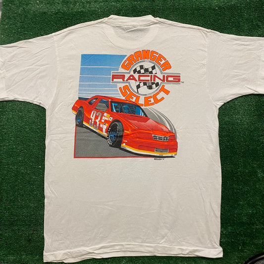Vintage 90s Granger Racing Single Stitch Baggy Cars Tee