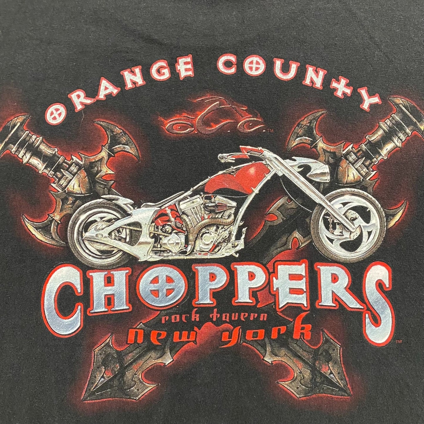 Vintage Y2K OC Choppers Punk Essential Motorcycle T-Shirt