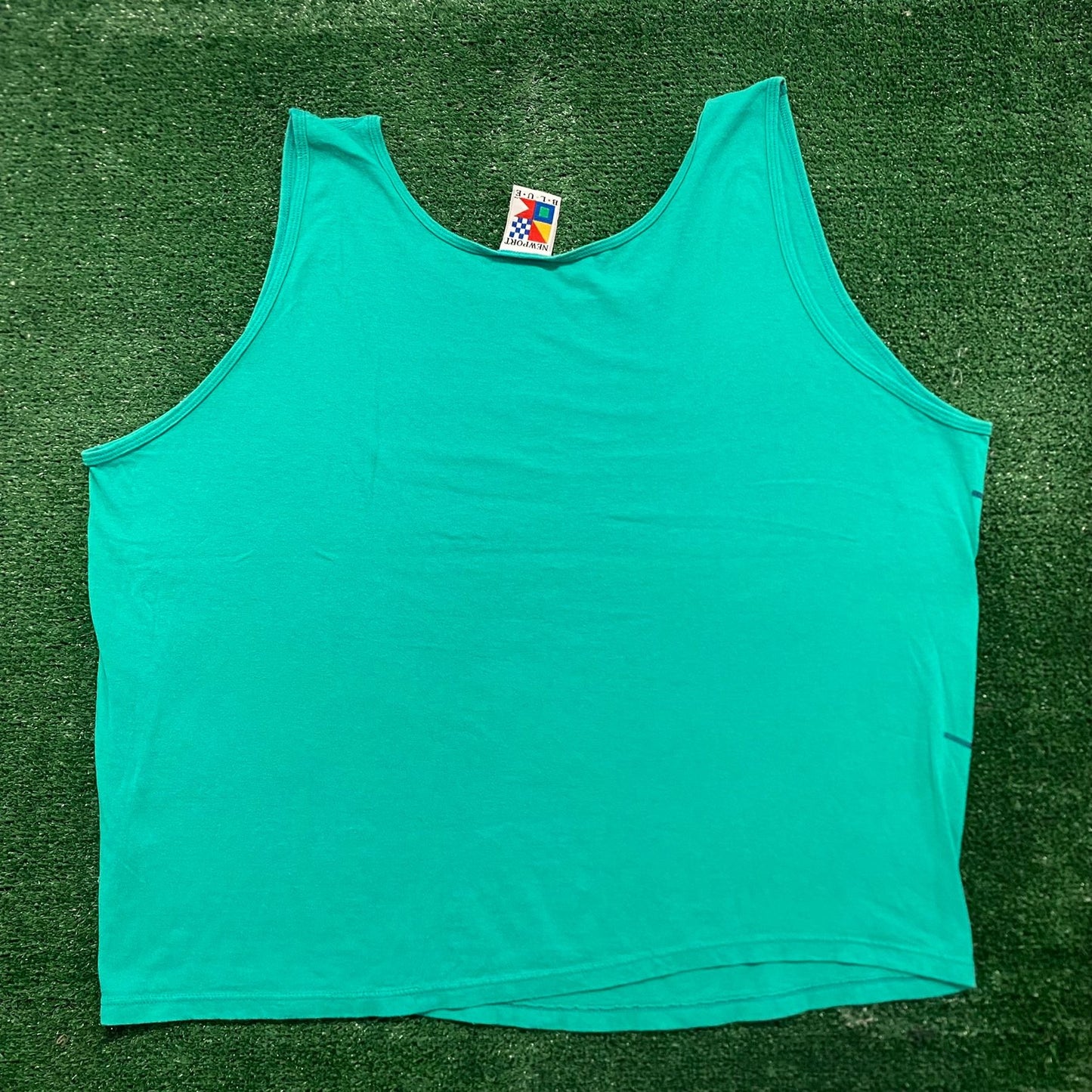 Vintage 80s Newport Nautical Single Stitch Surf Beach Tank