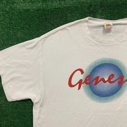 Vintage Y2K Genesis Logo Baggy Essential Rock Band Tee