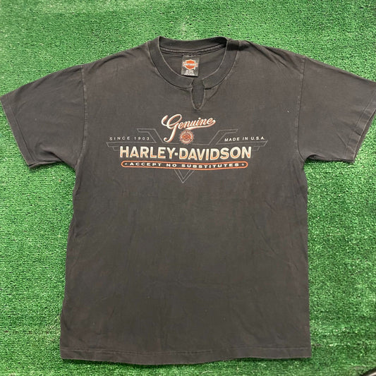 Vintage 90s Harley Orlando Sun Faded Single Stitch T-Shirt