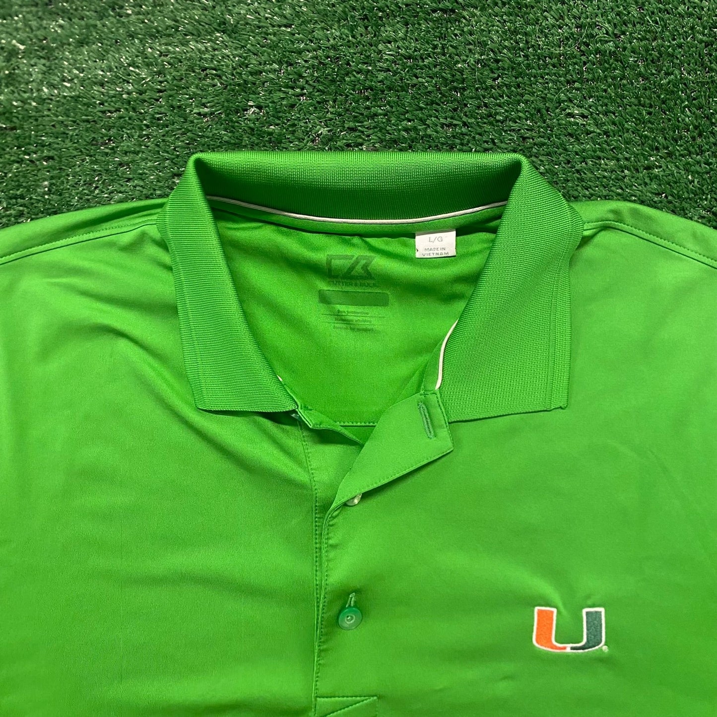 Miami Hurricanes College Sports Performance Polo Shirt