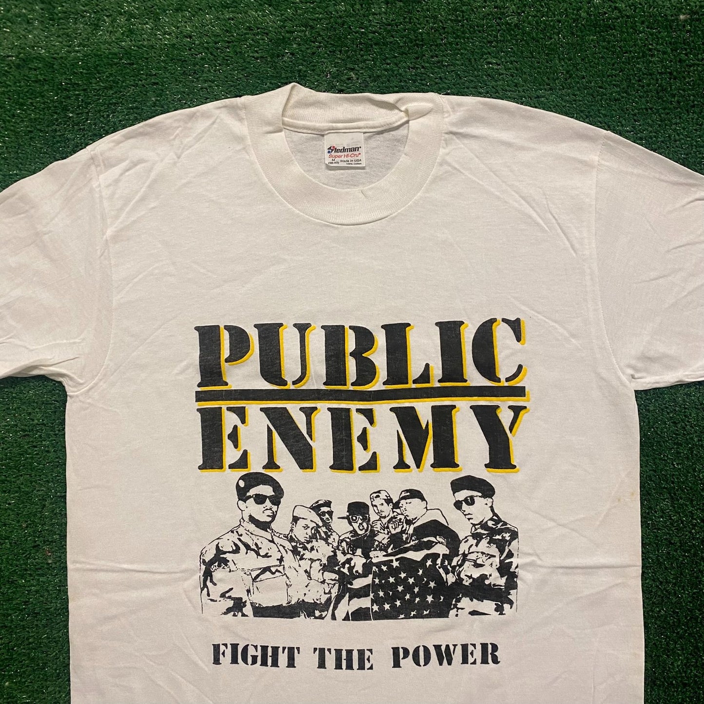 Deadstock NOS Public Enemy Vintage 90s Rap Hip Hop T-Shirt