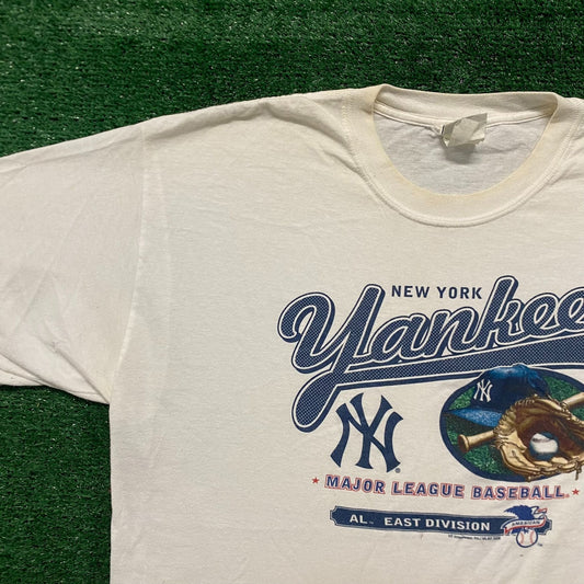 Vintage 90s Baggy New York Yankees Baseball T-Shirt