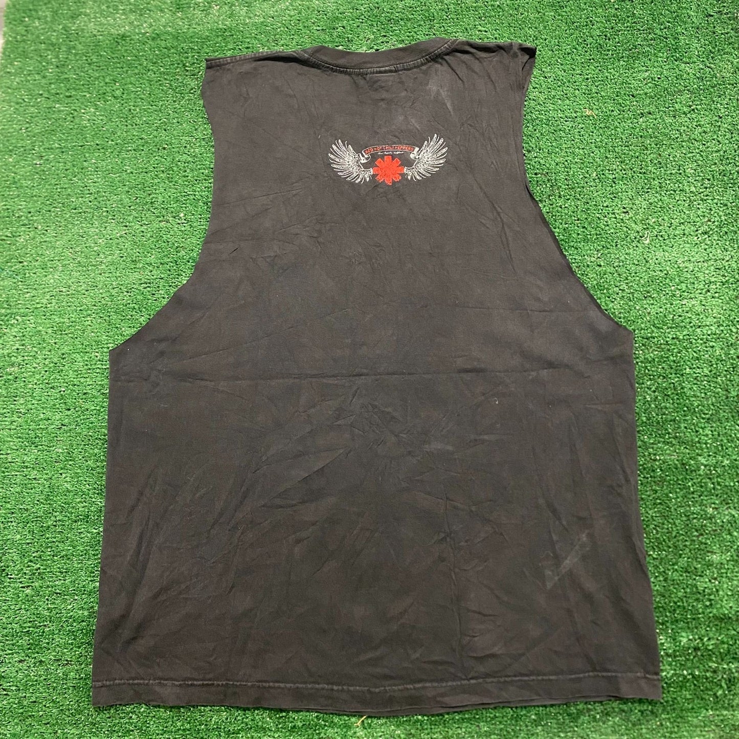 Vintage Baggy Red Hot Chili Peppers Punk Band Tee Tank Top
