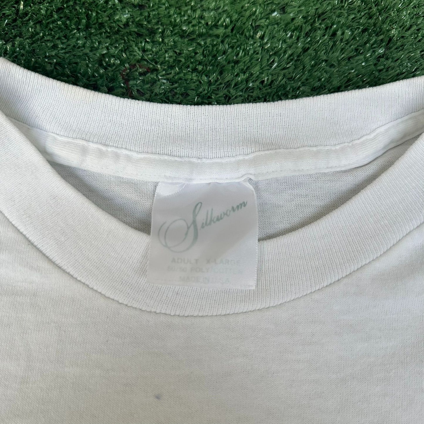 Vintage 90s Salem Cigarettes Mardi Gras 1992 T-Shirt White XL Single Stitch Jazz