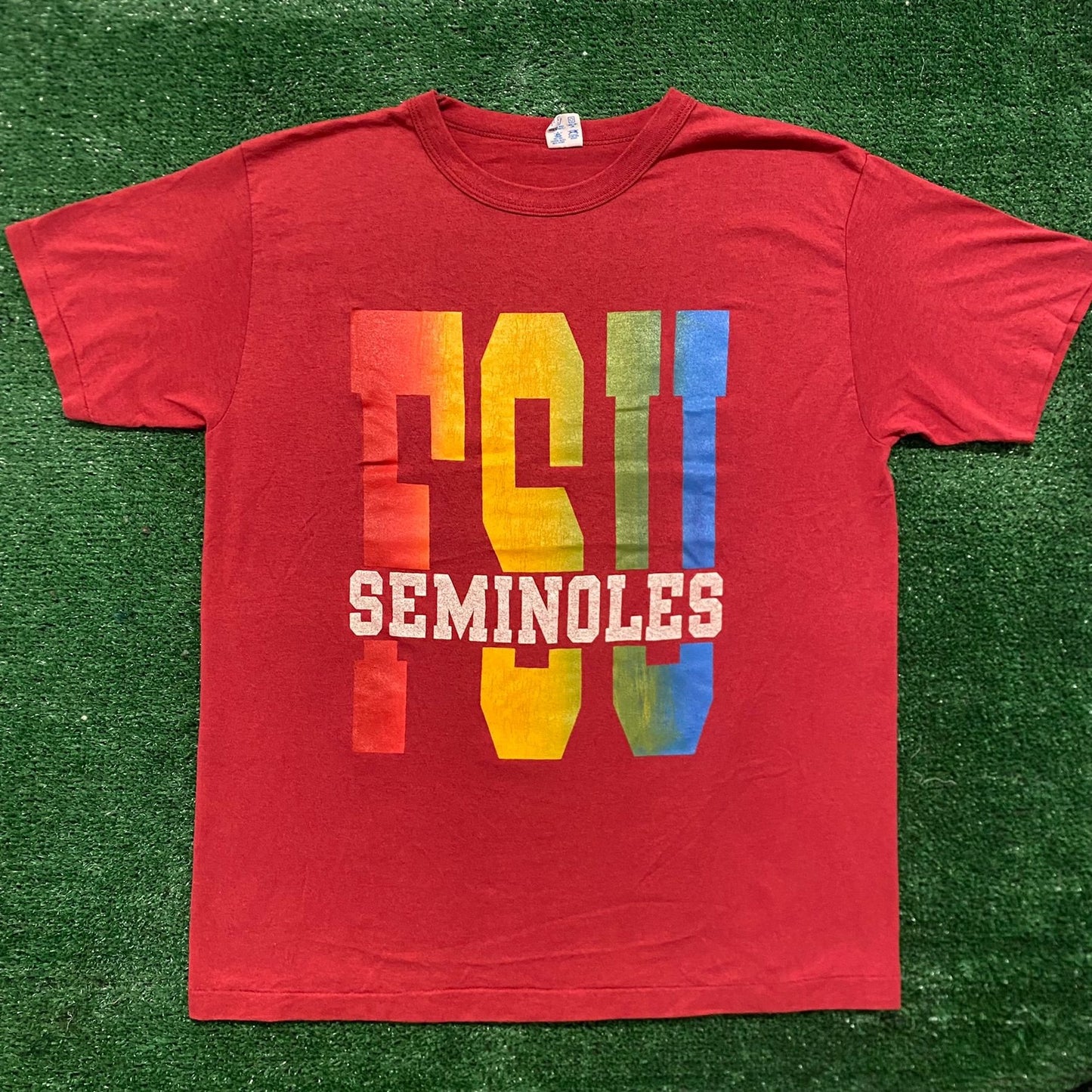 Vintage 80s Florida State Seminoles Shirt Single Stitch Tee