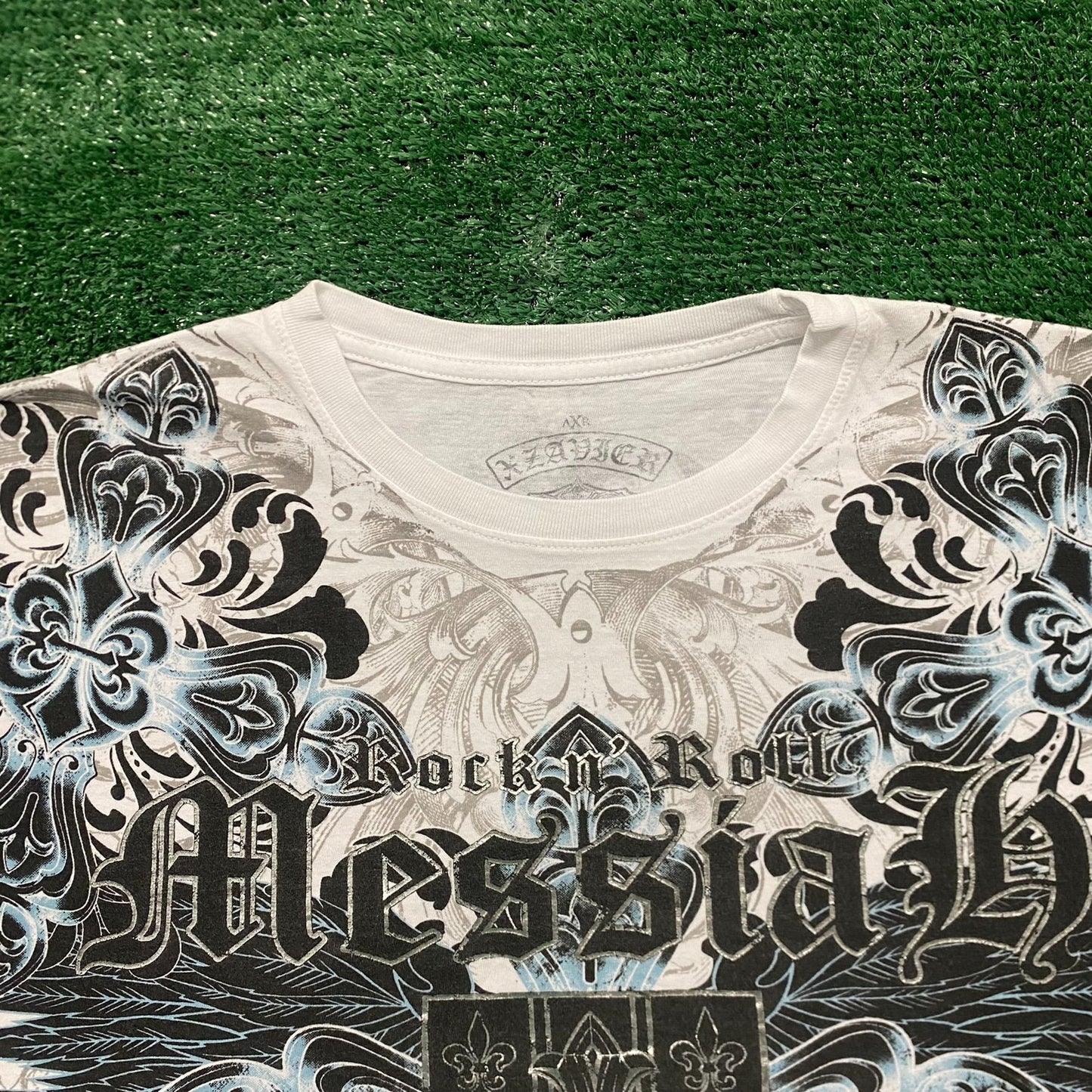 Vintage Y2K Essential Gothic Messiah AOP T-Shirt