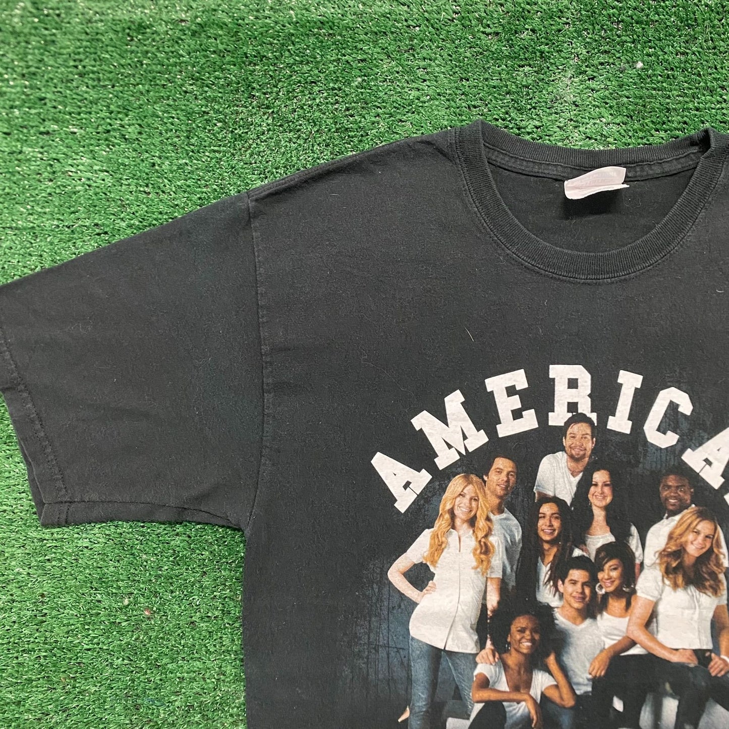 Vintage Y2K American Idol Tour Pop Music Concert Tee