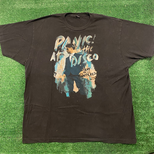 Panic! At The Disco Vintage Pop Punk Emo Rock Band T-Shirt