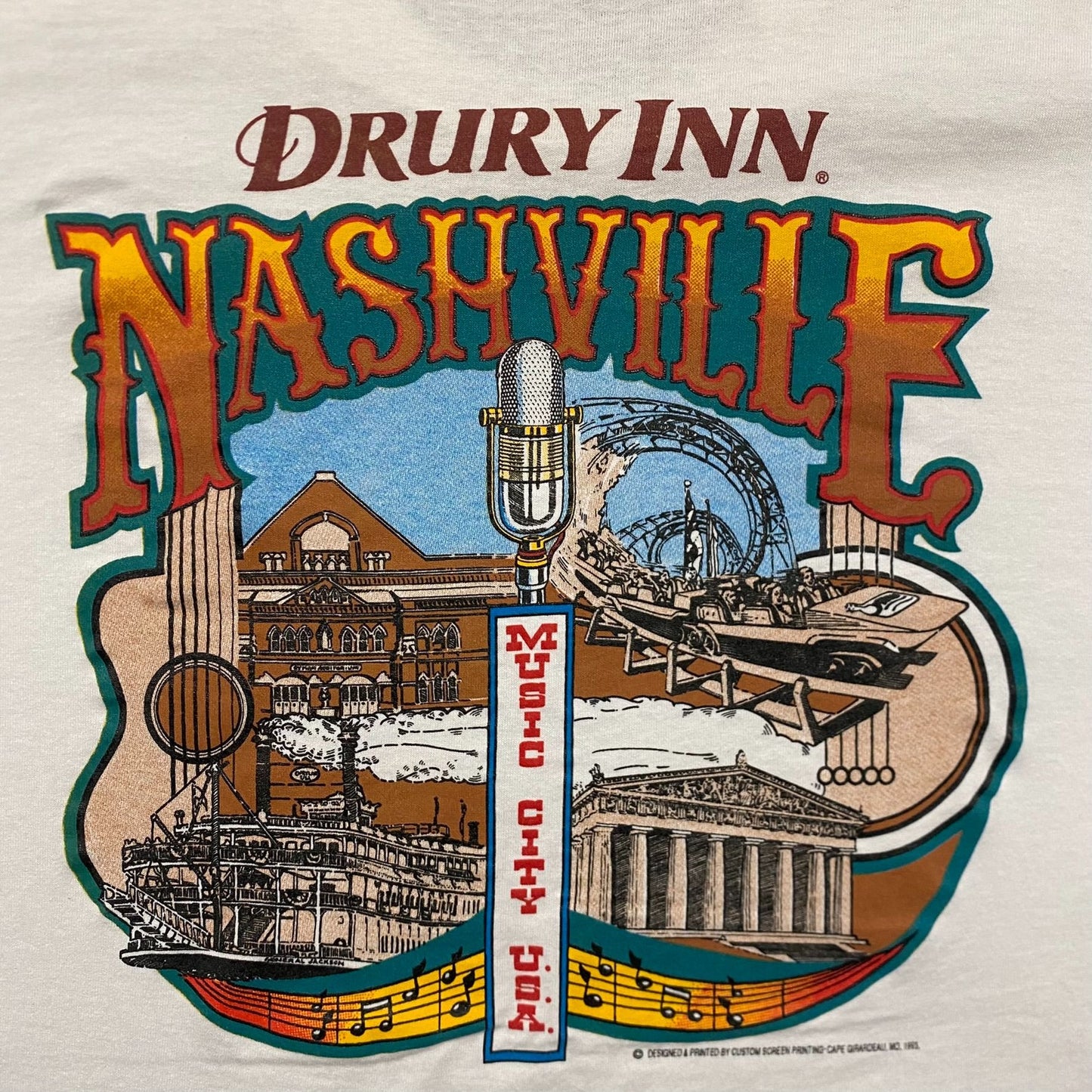 Vintage 90s Baggy Nashville Single Stitch Tourist T-Shirt