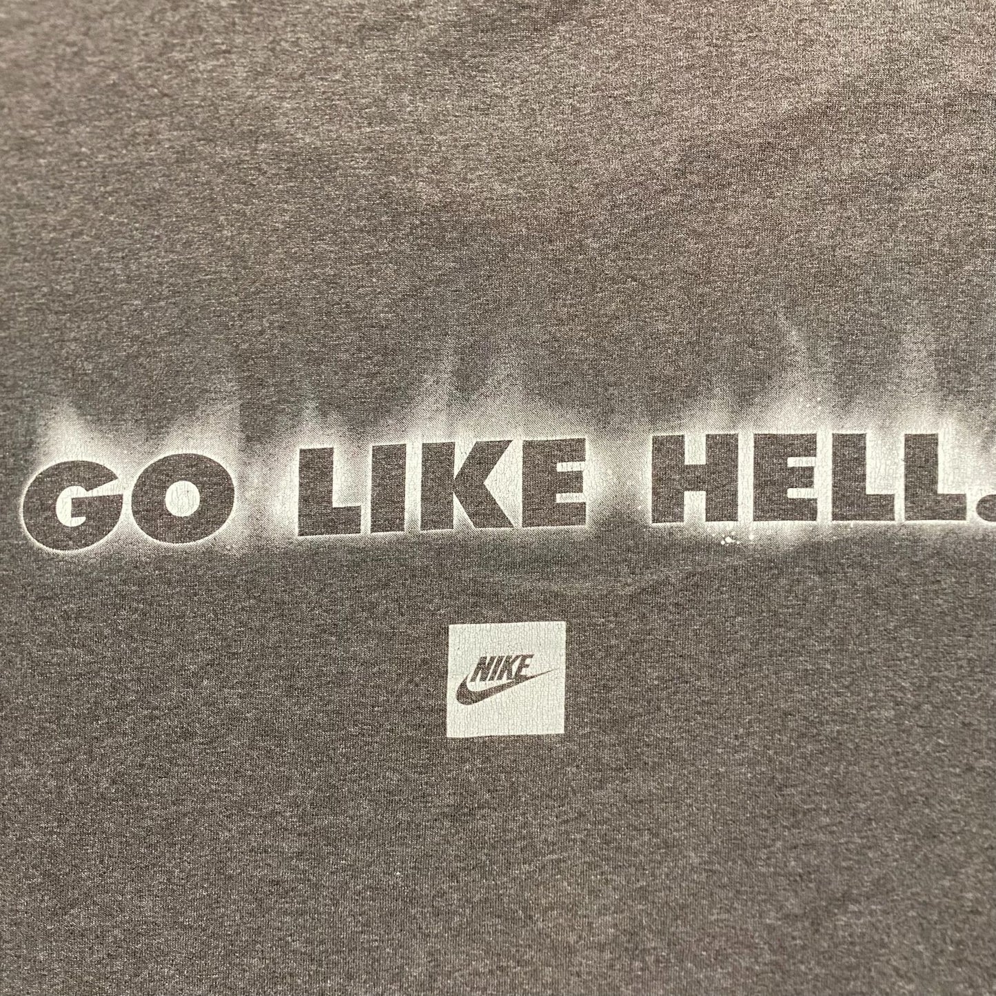 Vintage Y2K Nike Go Like Hell Swoosh Logo Drill Tank Tee