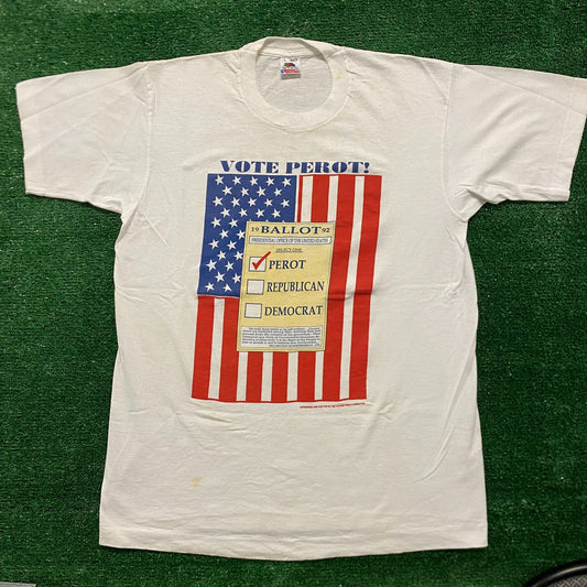 Ross Perot Election 1992 Vintage 90s Political T-Shirt