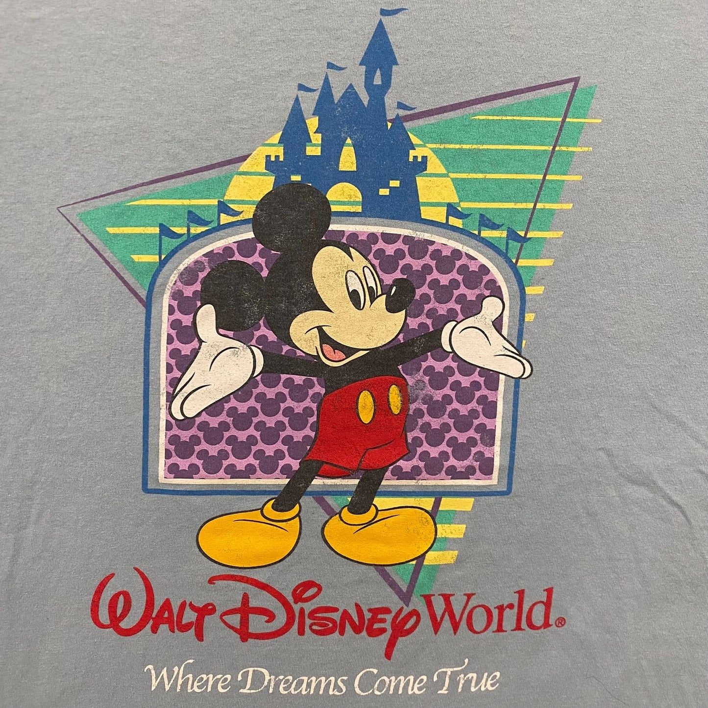 Vintage Y2K Walt Disney World Mickey Essential Tourist Tee