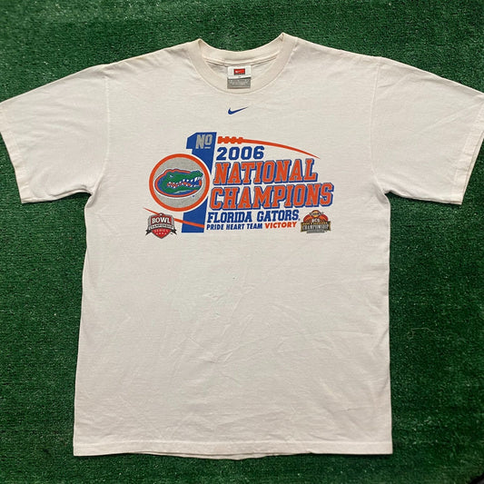 Vintage Y2K Nike Florida Gators Football Center Swoosh Tee