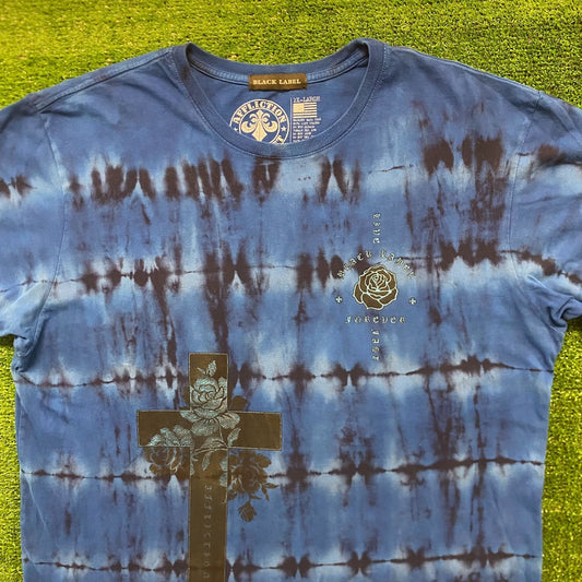 Affliction Black Label Cross Vintage Gothic Punk T-Shirt