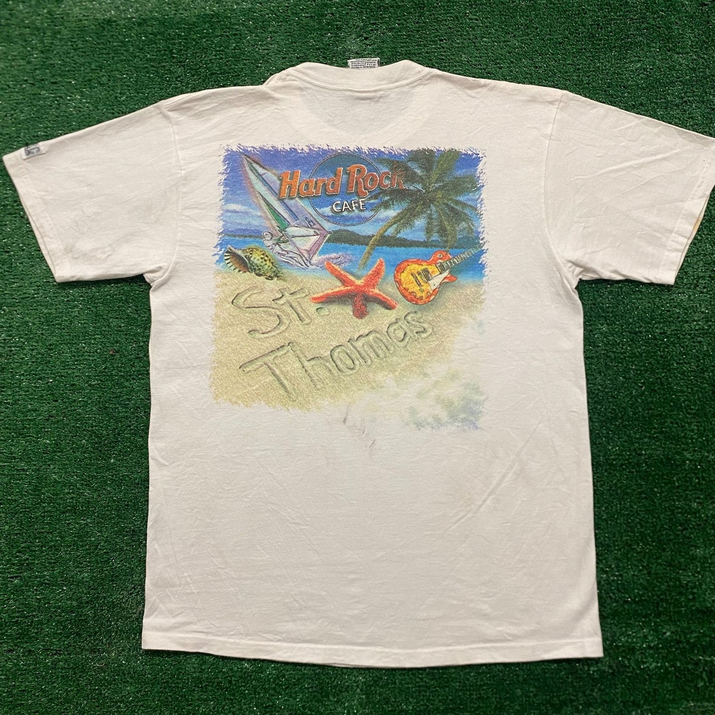 Vintage Y2K Hard Rock Cafe St. Thomas Tourist T-Shirt