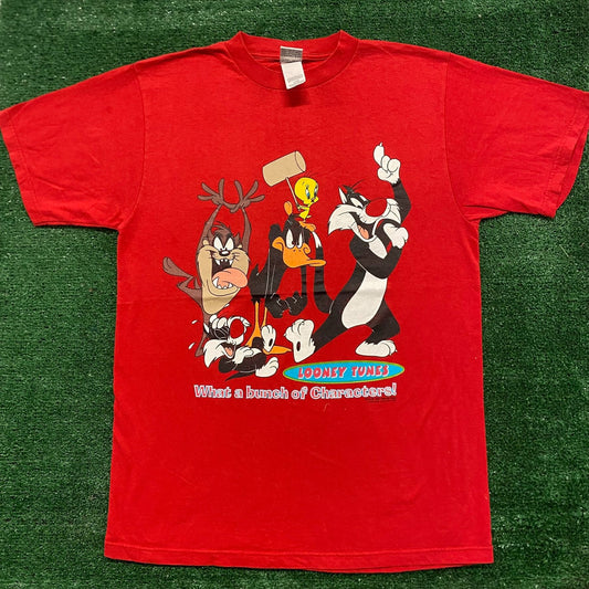 Vintage 90s Essential Looney Tunes Cartoon Characters Tee
