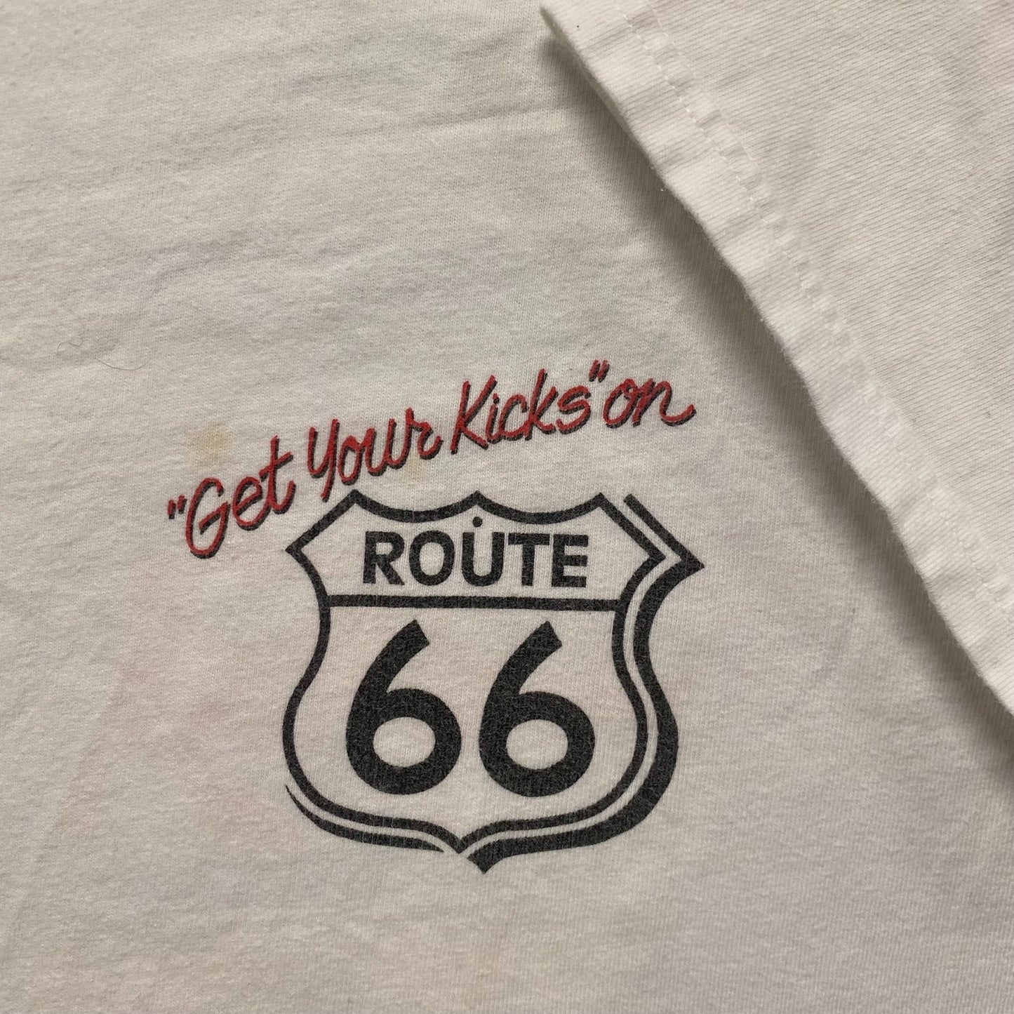 Vintage Y2K Route 66 Shirt Grunge American Cars Auto USA Tee