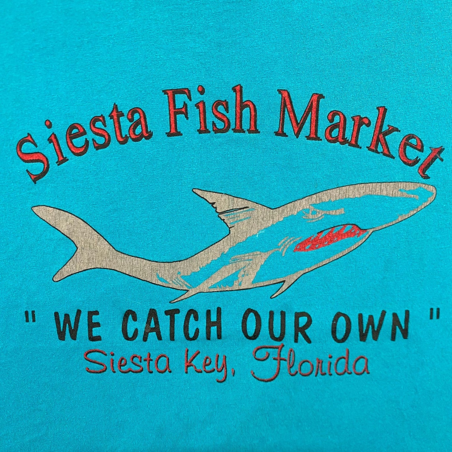 Vintage 90s Florida Keys Fishing Single Stitch Tourist Tee