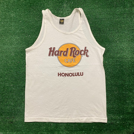 Vintage 90s Hard Rock Honolulu Hawaii Single Stitch Tank