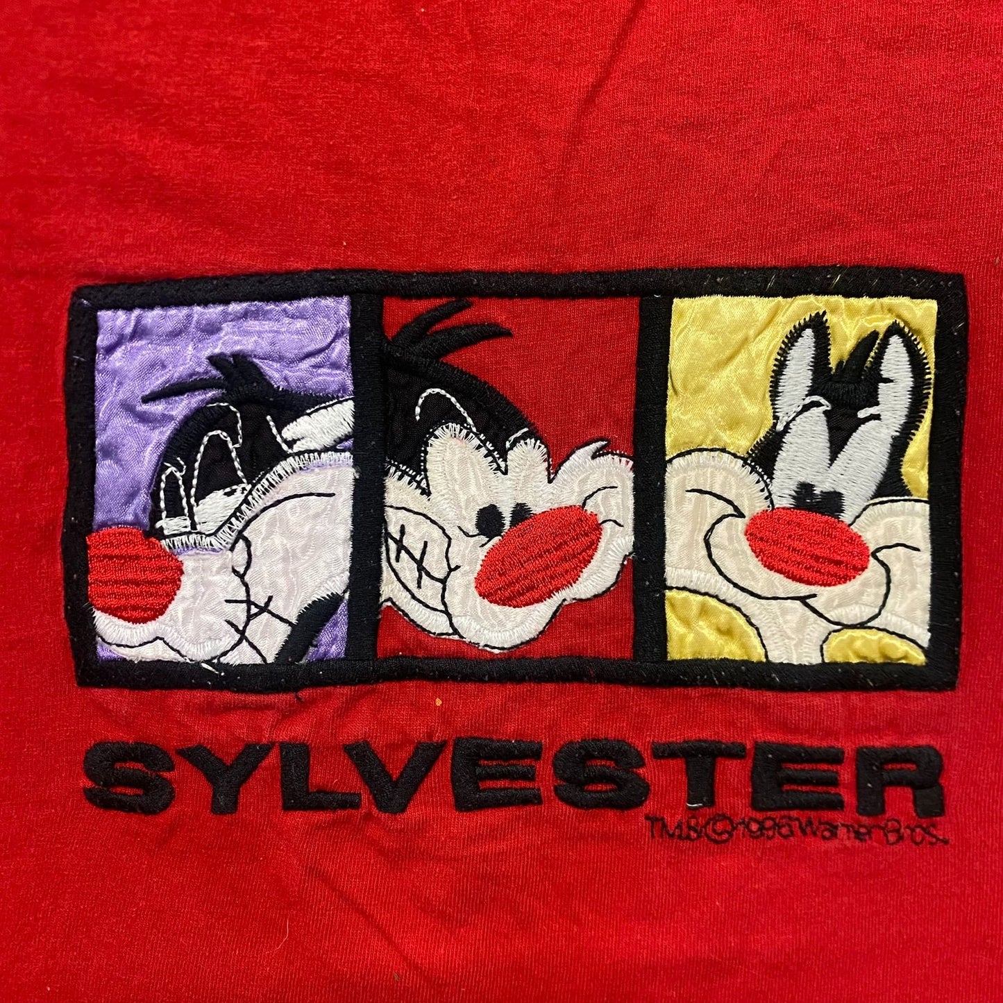 Vintage 90s Looney Tunes Sylvester Cat Retro Cartoon Tee
