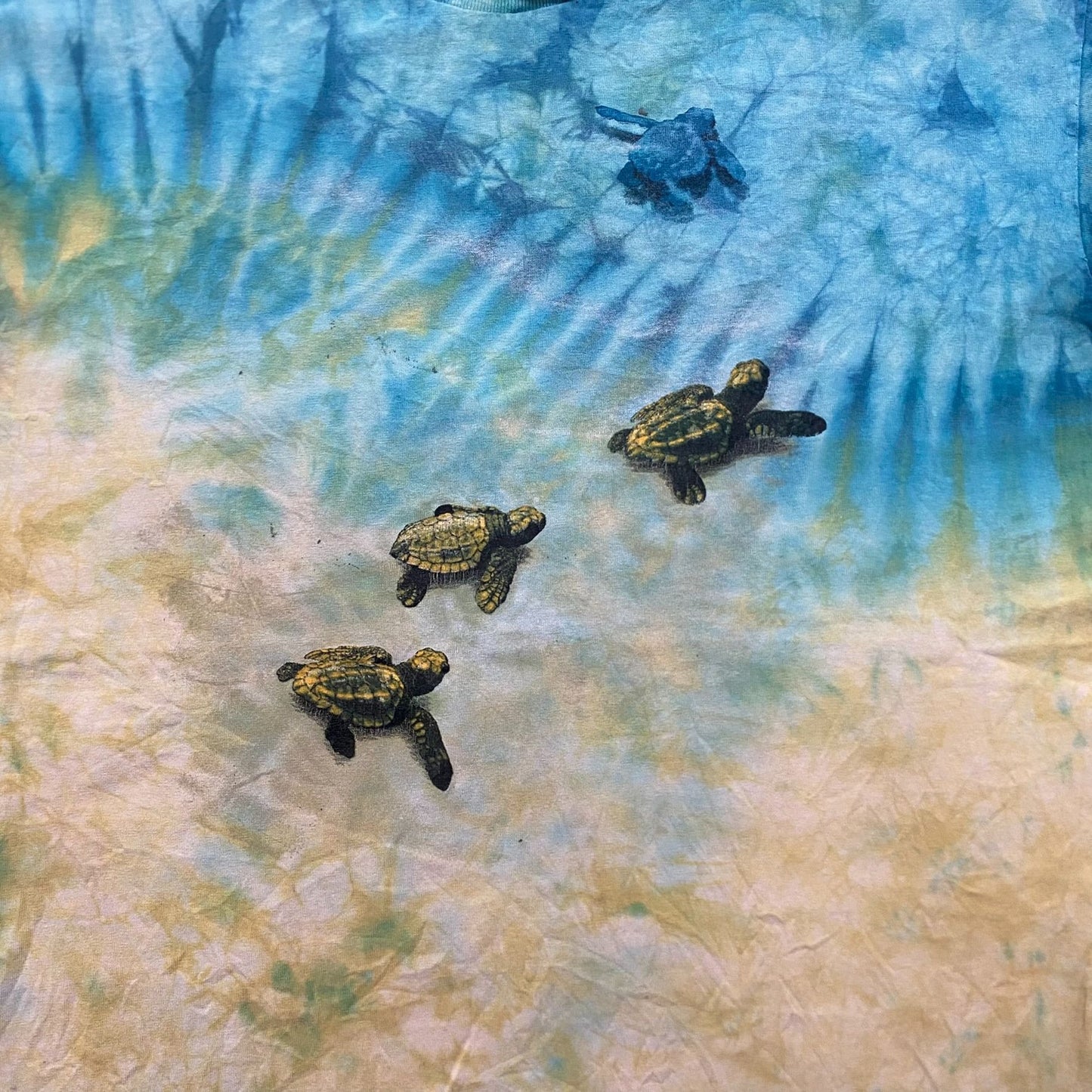 Vintage 90s Essential Beach Turtle Nature Animals T-Shirt
