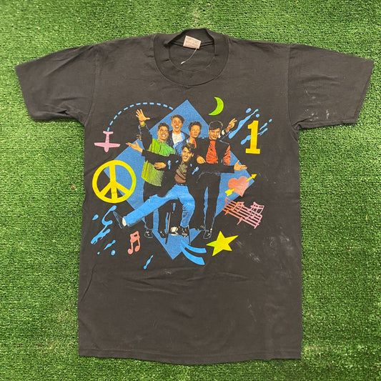 New Kids on the Block Vintage 90s Pop Music Band T-Shirt