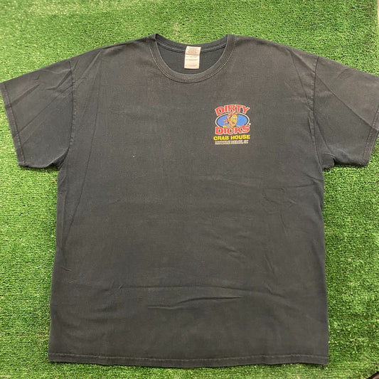 Dirty Dick's Crabs Vintage Myrtle Beach Humor T-Shirt