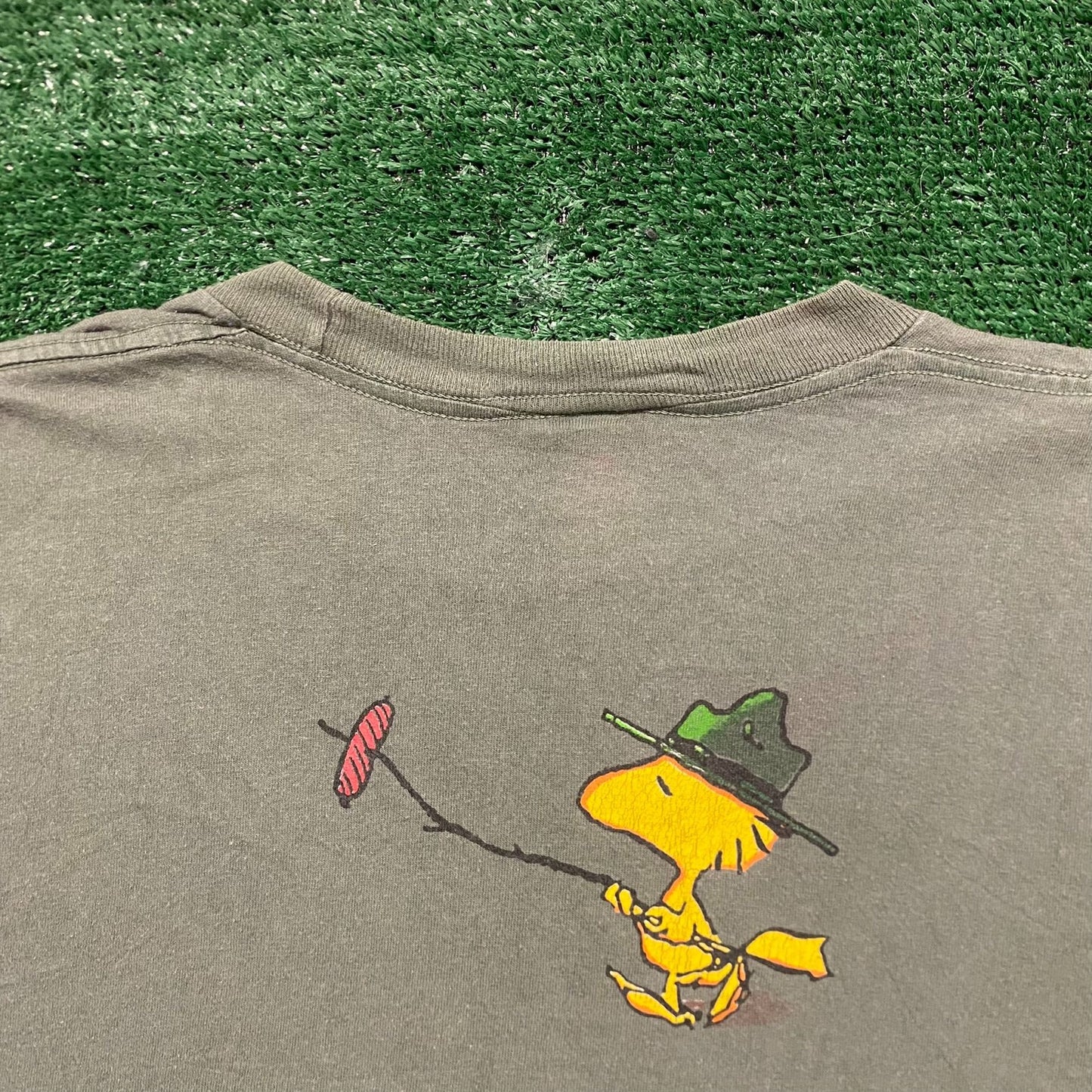 Vintage 90s Peanuts Woodstock Comic Single Stitch T-Shirt
