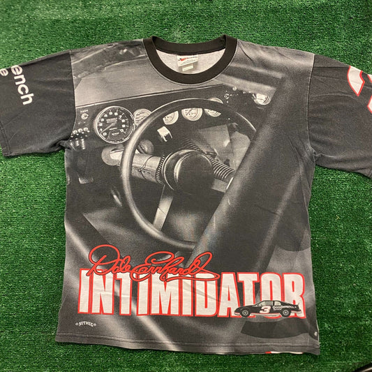 Dale Earnhardt Intimidator Vintage 90s NASCAR Racing T-Shirt