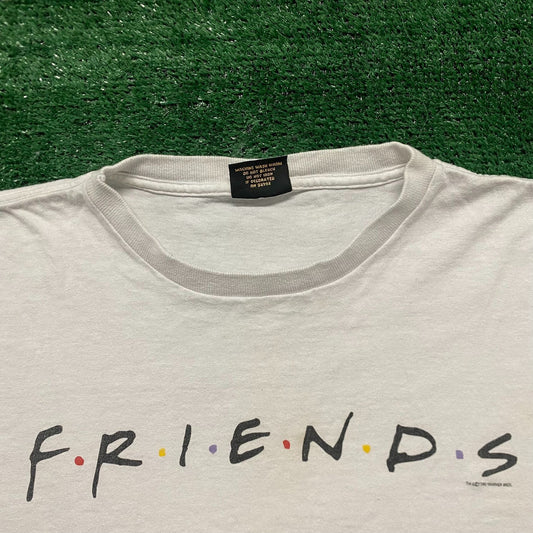 Vintage 90s Friends Logo Essential Single Stitch Sitcom Tee