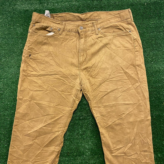 Levi's 514 Straight Fit Vintage Tan Khakis Chinos Pants