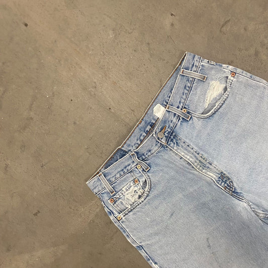 Vintage 90s Levi's 550 Jeans Distressed Faded Denim Pants