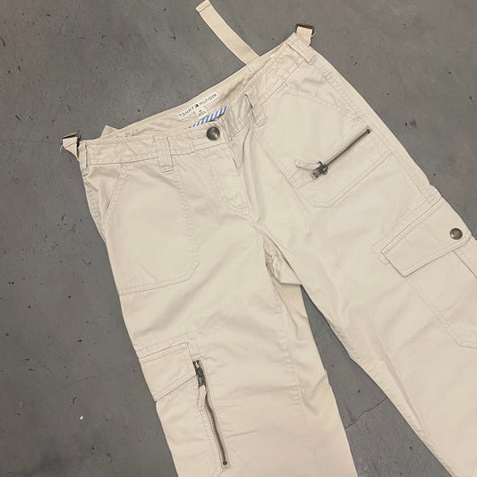 Vintage Y2K Baggy Essential Tonal Workwear Cargo Pants