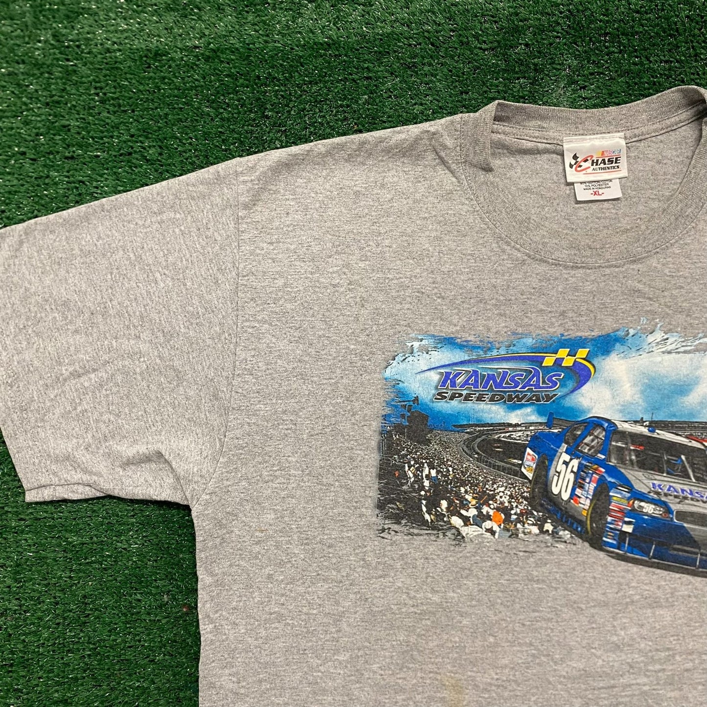 Vintage Y2K NASCAR Kansas Speedway Essential Racing T-Shirt