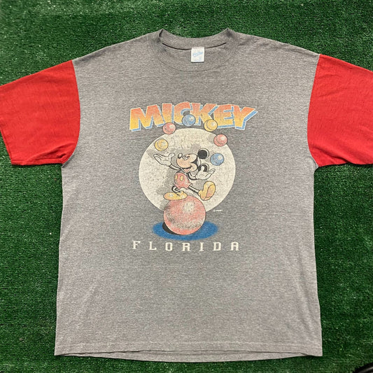 Vintage 80s Mickey Mouse Essential Baggy Disney Cartoon Tee