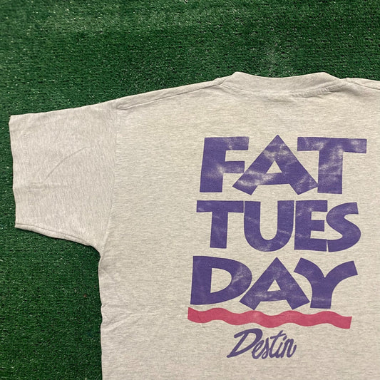 Vintage 90s Essential Fat Tuesday Single Stitch Tourist Tee