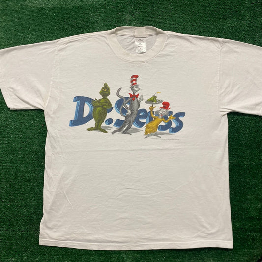 Vintage 90s Essential Baggy Dr. Seuss Cartoon T-Shirt
