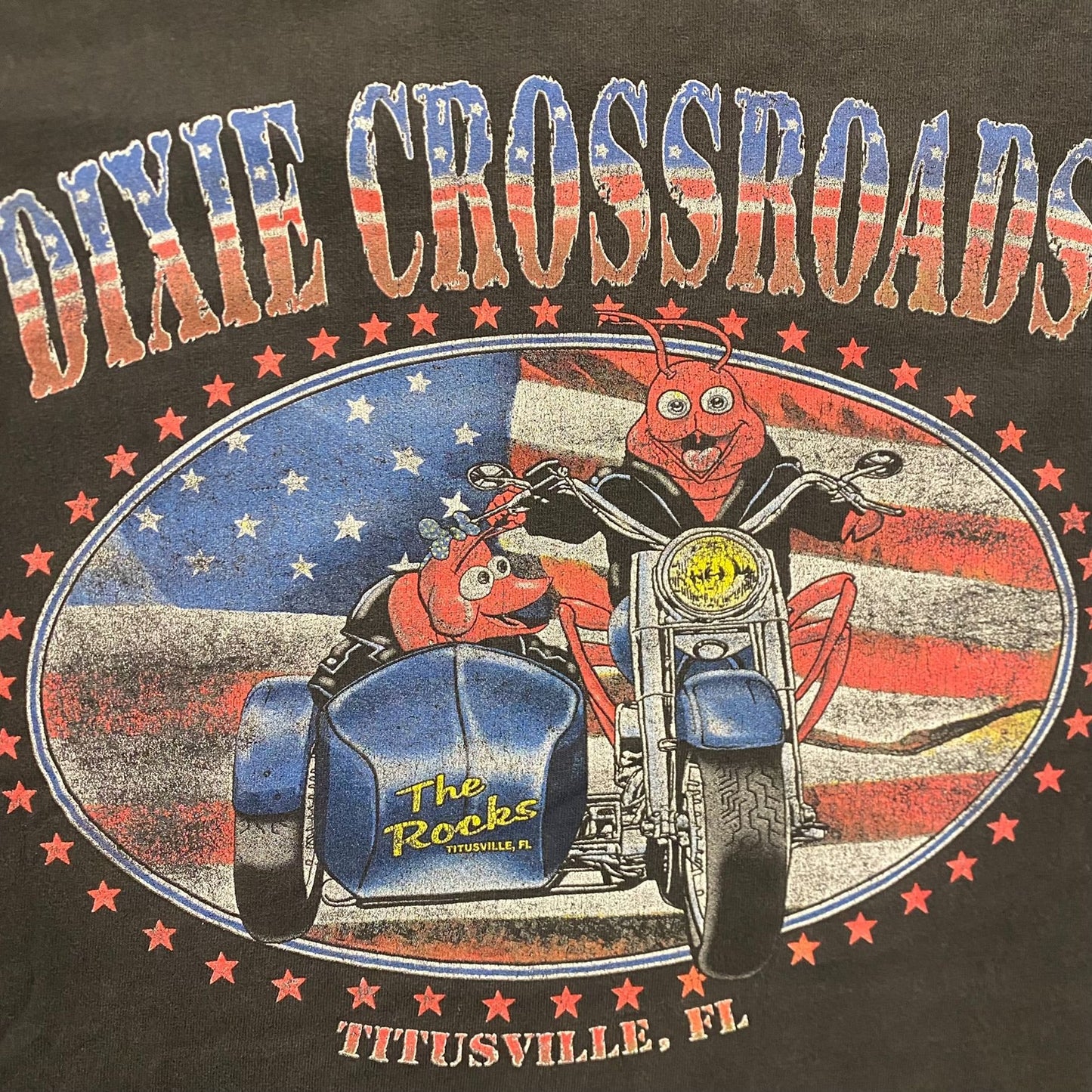 Dixie Crossroads Shrimp Vintage American Biker T-Shirt