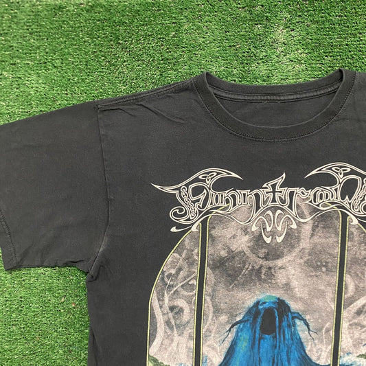 Vintage Y2K Finntroll Black Metal Band Art Gothic Punk Tee