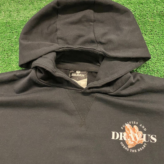 Dravus Minerals Crystals Rocks Vintage Skater Hoodie