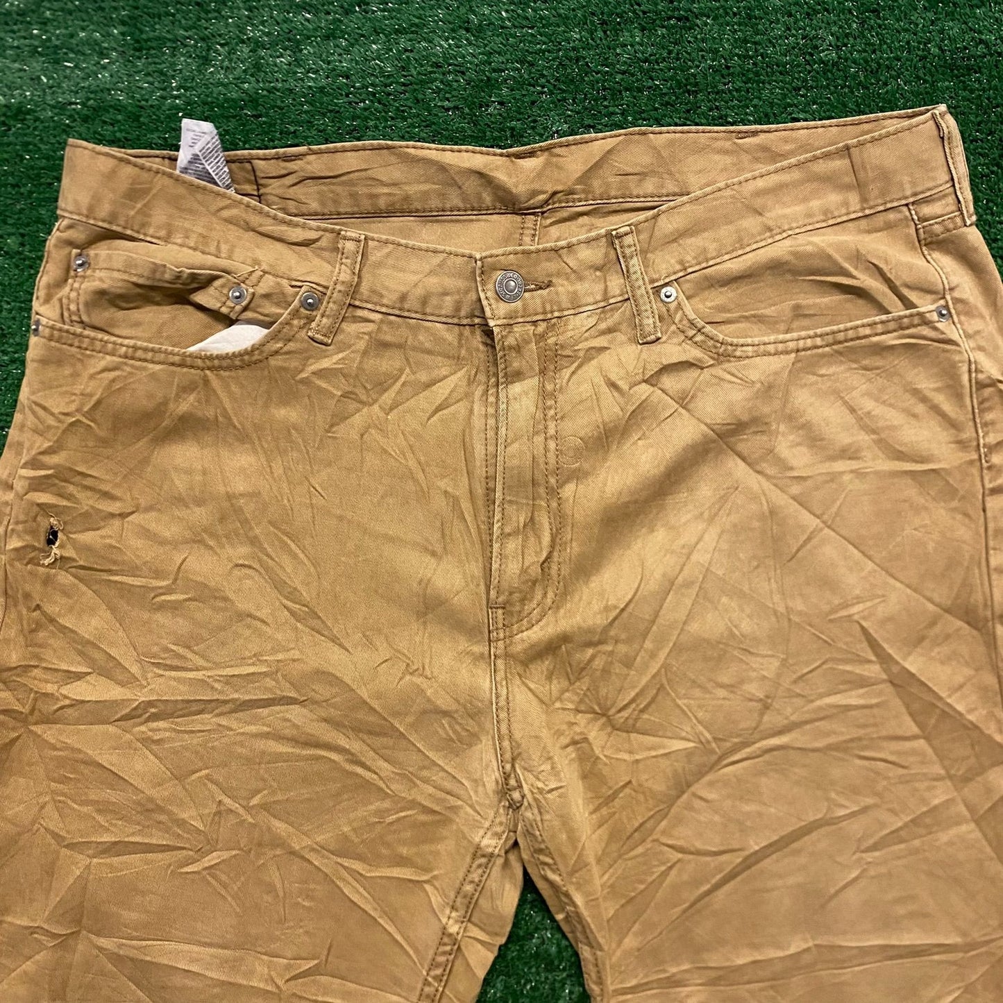 Levi's 514 Straight Fit Vintage Tan Khakis Chinos Pants