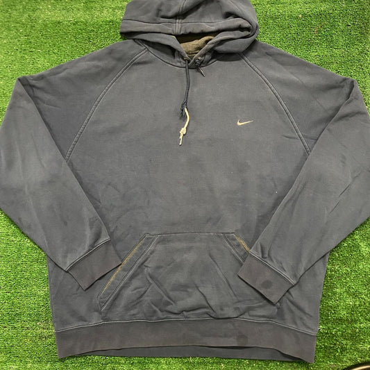 Vintage Y2K Nike Swoosh Sun Faded Baggy Essential Hoodie