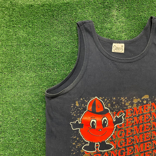 Vintage 80s Essential Syracuse Orangemen College Sports Tank
